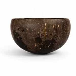 Karina Naturals sauvage coconut shell candle handmade with natural coconut wax and botanicals